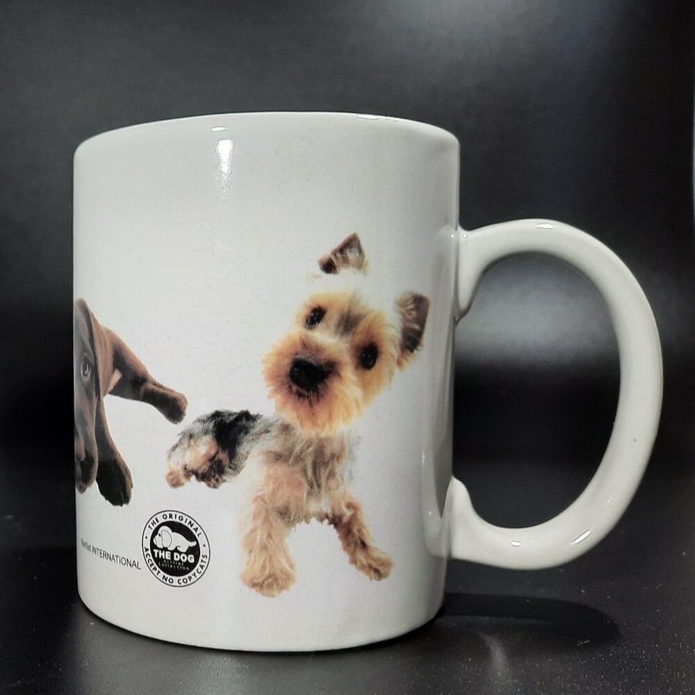 Artist Collection The Dog Puppies Yorkie Pug Labrador Beagle Ceramic Coffee Mug